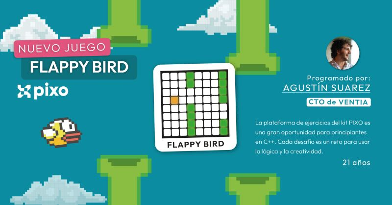 Flappy Bird Lands on PIXO: A New Gaming Experience for Kids